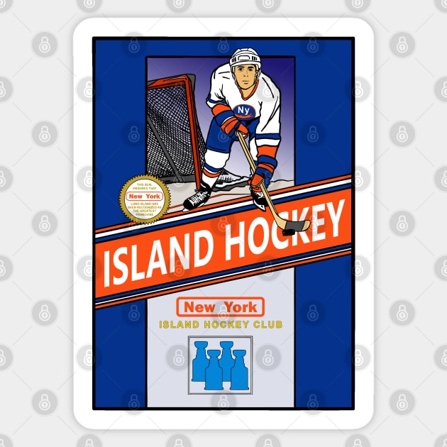 Island Hockey Sticker by Lightning Bolt Designs